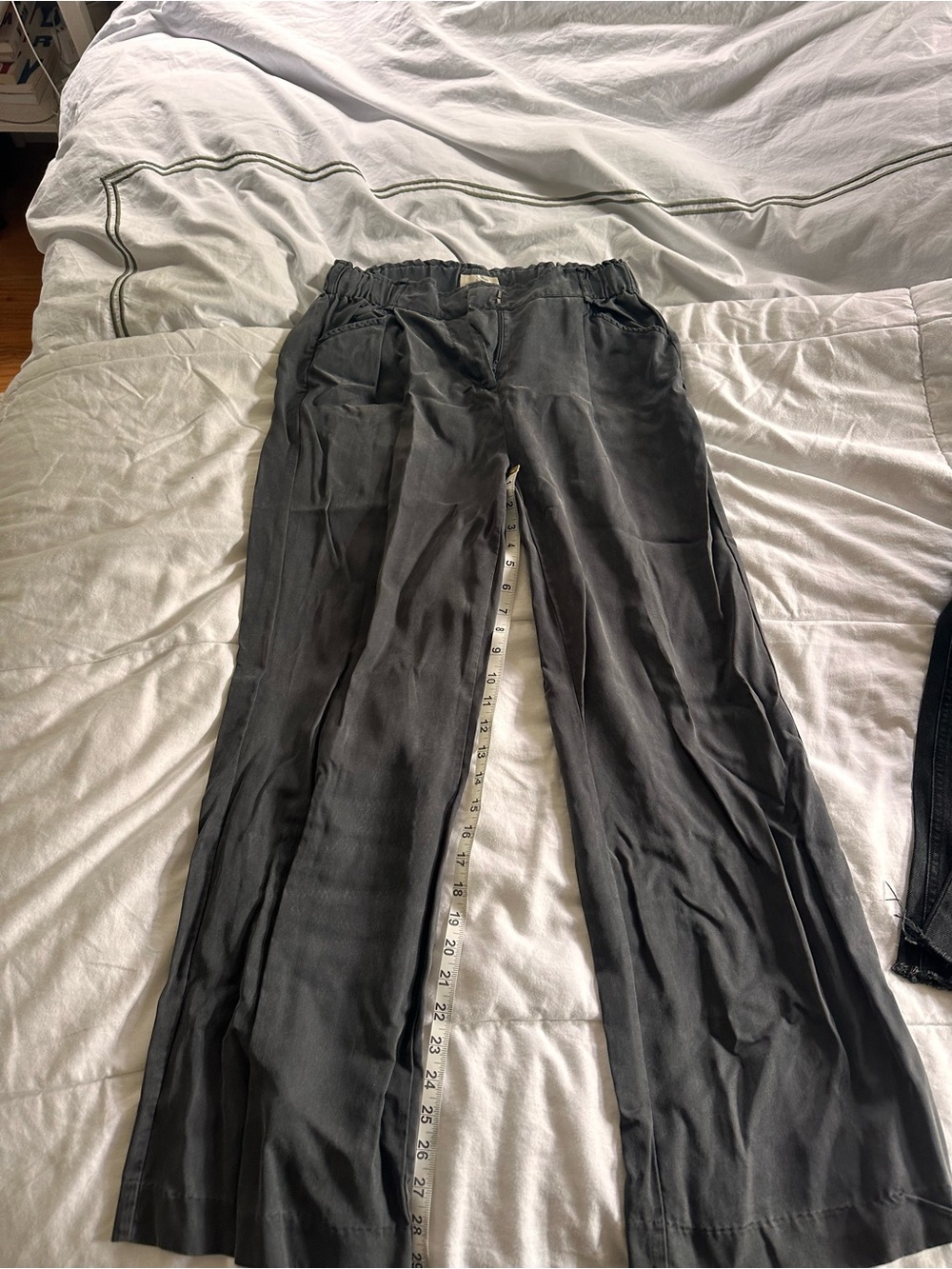 Marine Layer Black Elastic Waist Pants - Medium high rise super soft nwot